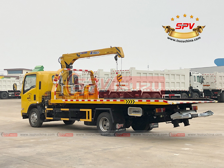 SPV Isuzuchina - Road Recovery Truck ISUZU - Left Back Side View