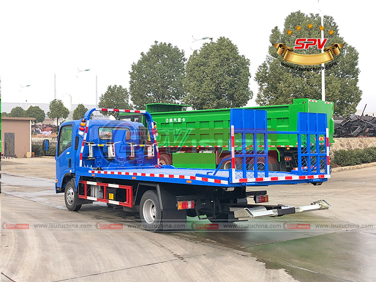 SPV Isuzuchina - Highway Tow Bowser ISUZU - Left Back Side View