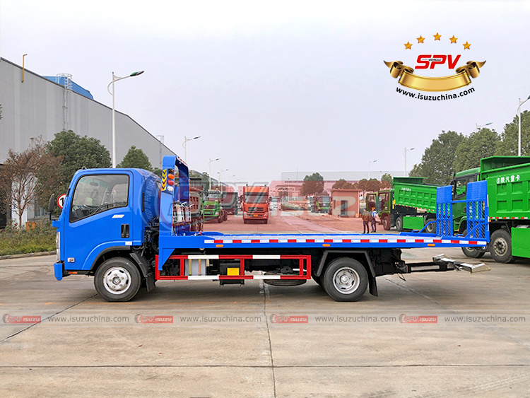 SPV Isuzuchina - 3 Ton Flatbed Towing Truck ISUZU - Left Side View