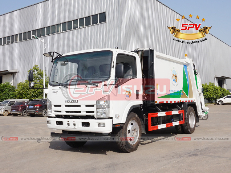 SPV Isuzuchina - 8 CBM Waste Collection Compactor Truck - Left Front Side