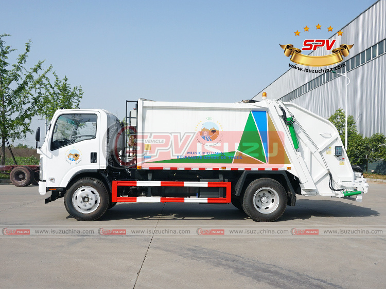SPV Isuzuchina - Rubbish Collection Truck ISUZU - Left Side View