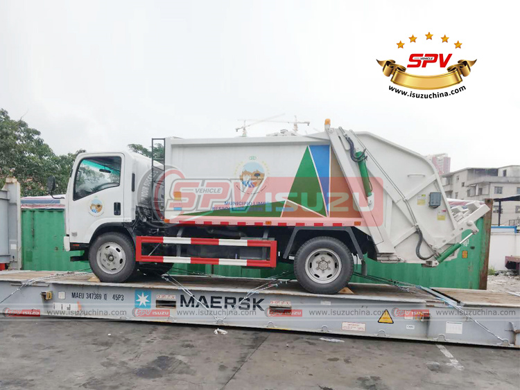 SPV Isuzuchina - Rubbish Truck ISUZU - Shipping by Flat Rack