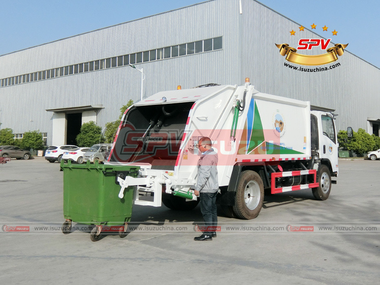 SPV Isuzuchina - Rubbish Truck ISUZU - Trunnion liting1