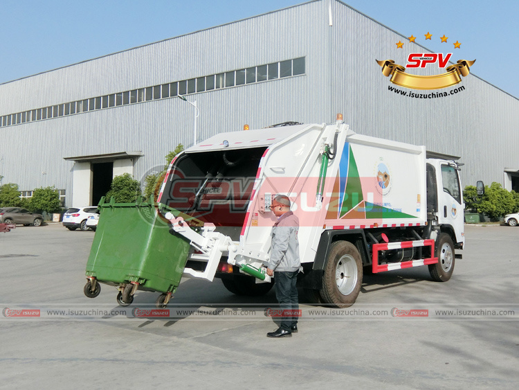 SPV Isuzuchina - Rubbish Truck ISUZU - Trunnion liting2