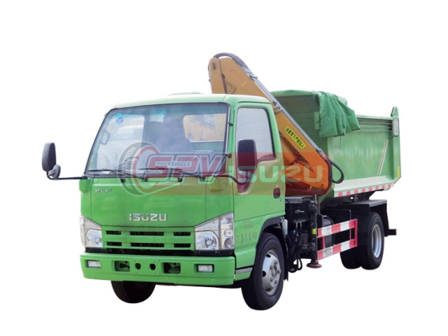 Dump Truck with Crane ISUZU