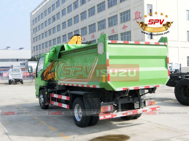 Dump Truck with Crane ISUZU