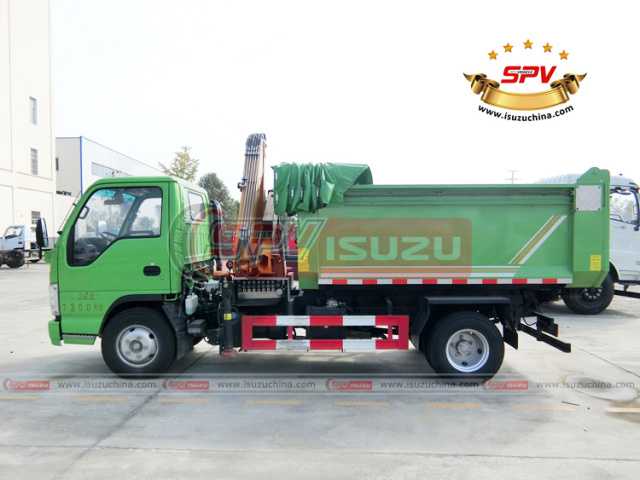 Dump Truck with Crane ISUZU