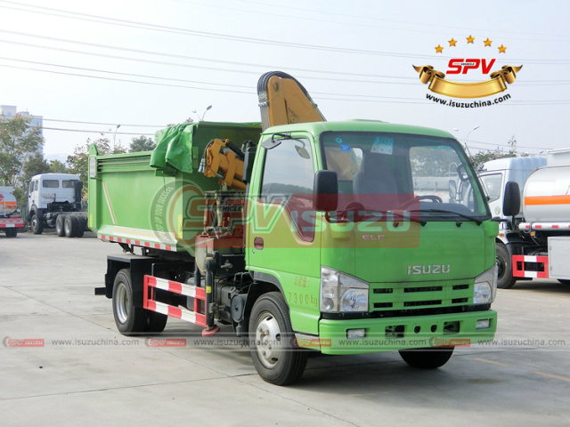 Dump Truck with Crane ISUZU