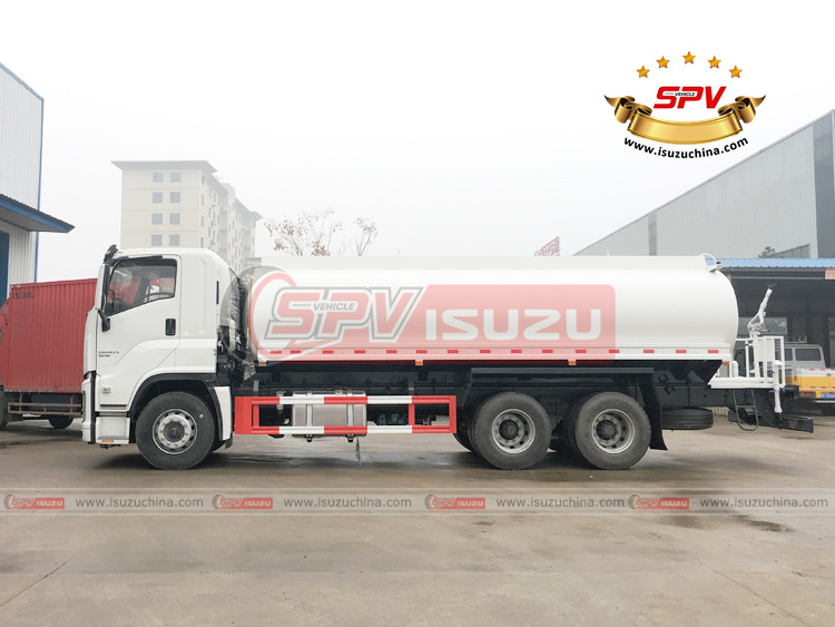 SPV Isuzuchina -18,000 Litres Water Bowser Truck  ISUZU - Left Side View