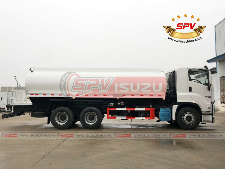 SPV Isuzuchina - 18,000 Litres Water Delivery Truck  ISUZU - Right Side View