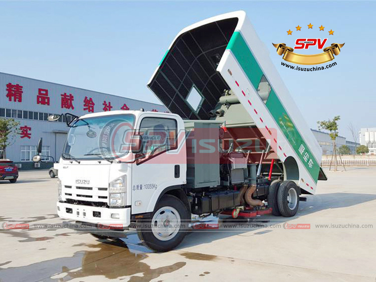 SPV Isuzuchina - ISUZU Road Vacuum Truck - Left Front Side View