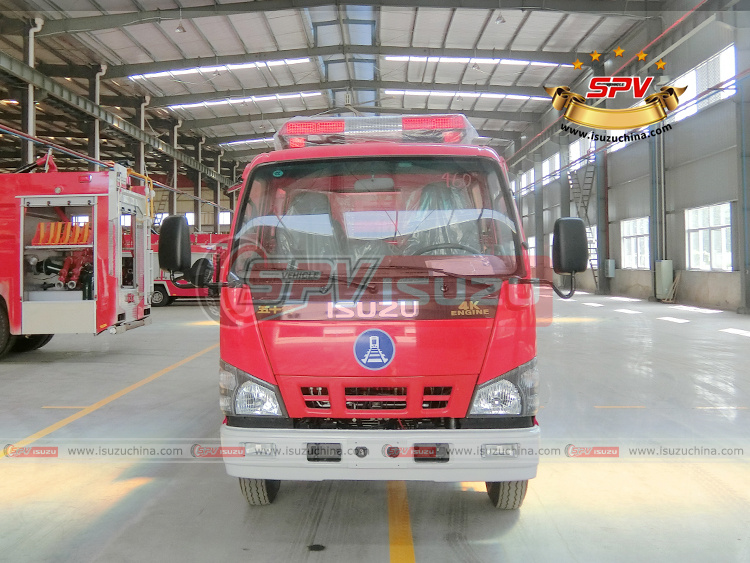 SPV Isuzuchina - 2,500L Water Fire Fighting Truck ISUZU - Front Side View
