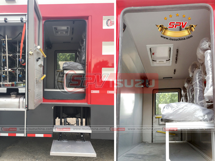 SPV Isuzuchina - Fire Engine ISUZU - Seperated Crew Cabin