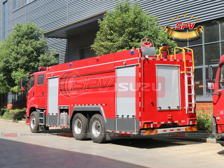  SPV Isuzuchina - ISUZU GIGA 12,000 Litres Water and Foam Fire Truck - Left Back Side View