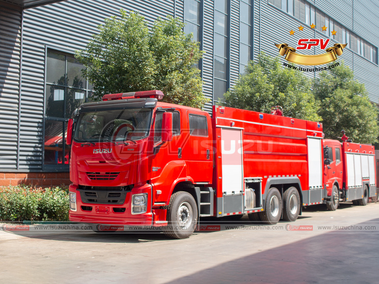 SPV Isuzuchina - ISUZU GIGA 12,000 Litres Fire and Rescue Truck - Left Front Side View-2