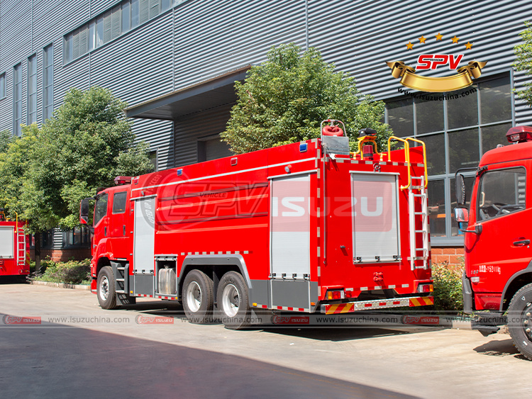 SPV Isuzuchina - ISUZU GIGA 12,000 Litres Fire Fighting Truck - Left Back Side View-2