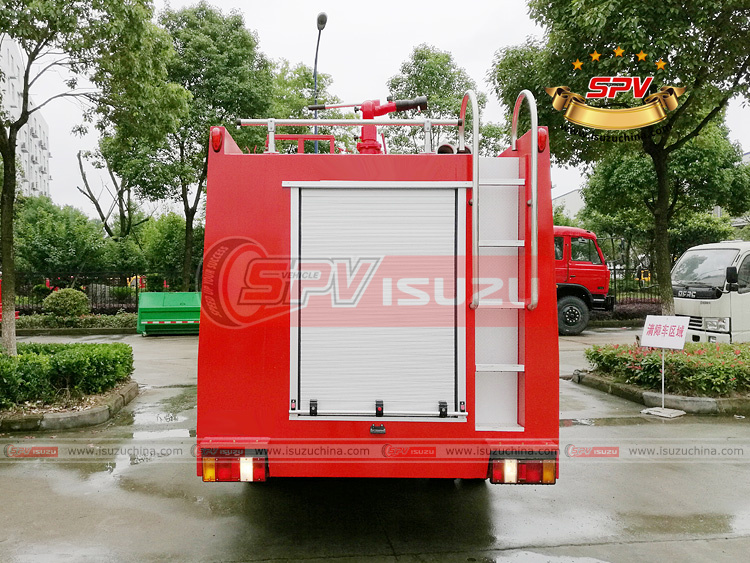 SPV Isuzuchina - 2,000 Litres Fire Fighting Engine ISUZU - Rear Side View