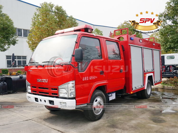 SPV Isuzuchina - 2,000 Litres Fire Fighting Truck ISUZU - Left Front Side View