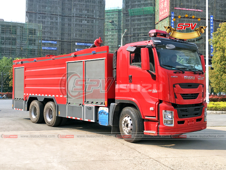 SPV Isuzuchina - ISUZU 12,000L Truck Mounted Water Tank - Right Front Side View