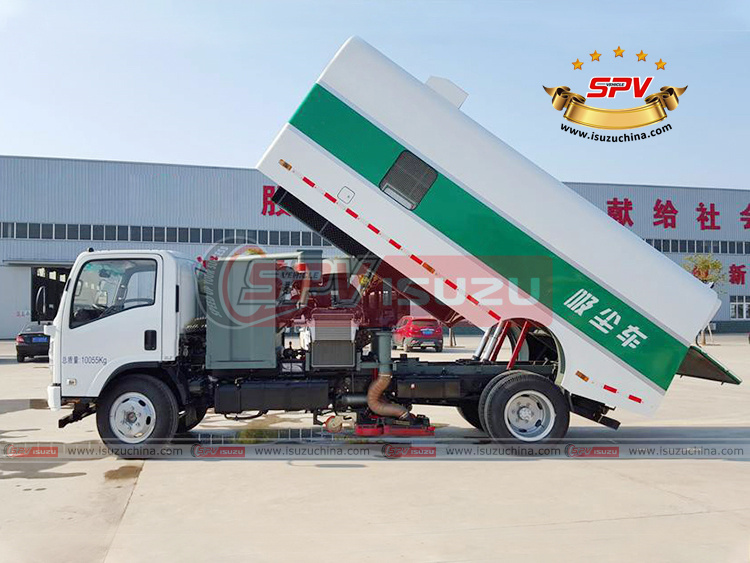 SPV Isuzuchina - ISUZU Road Cleaning Vacuum Truck-Left Side View