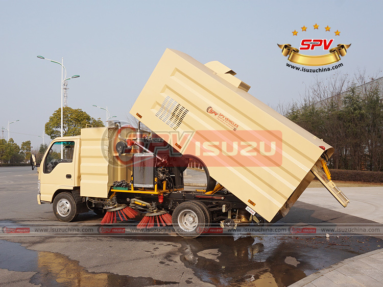 SPV Isuzuchina - Sweeping Truck ISUZU - Discharge Garbage - 2   