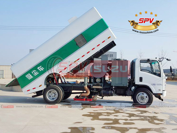 SPV Isuzuchina - ISUZU Leaf Collection Vacuum Truck-Right Side View