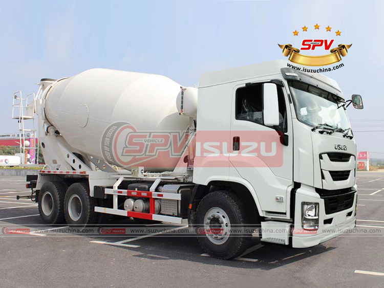 SPV Isuzuchina - 10 CBM Concrete Transport Truck ISUZU - Right Front Side View