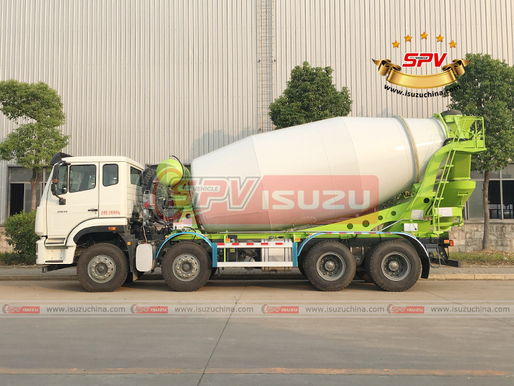 SPV Isuzuchina - 12 CBM Cement  Agitator Truck ISUZU - Left Side View