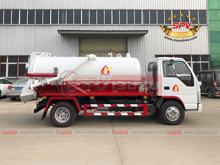 SPV Isuzuchina - 4,000L Sewer Cleaning Truck ISUZU - Right Side View