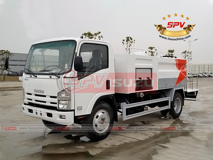 SPV Isuzuchina - High Pressure Sewer Jetting Truck ISUZU - Left Front Side View