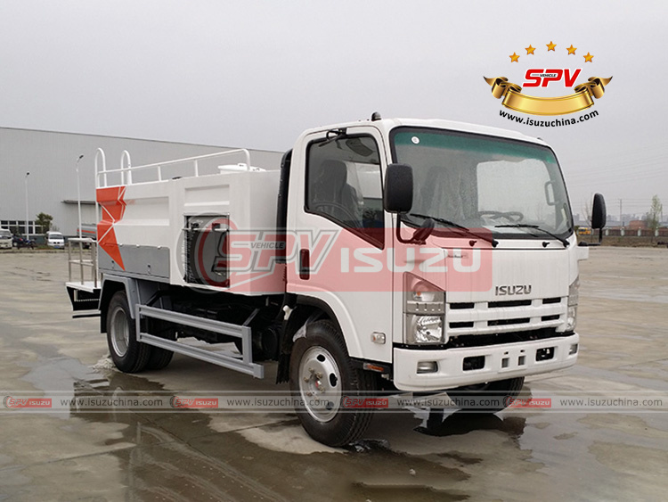SPV Isuzuchina - 6,000L Vacuum Sewer Jetting Truck ISUZU - Right Front Side View