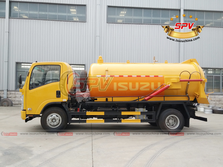 SPV Isuzuchina - 6,000L Sewage Disposal Truck ISUZU - Left Side View