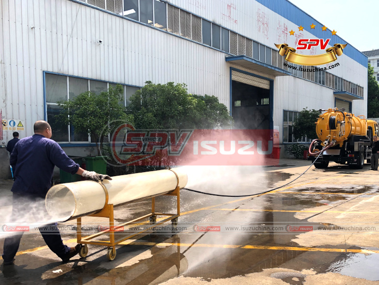 SPV Isuzuchina - 8,000L Combined Vacuum Jetting Truck ISUZU - High Pressure Jetting