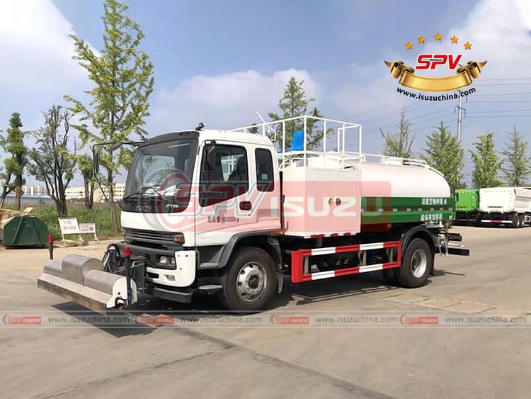 SPV Isuzuchina - 8,000L Road Washing Truck ISUZU - Left Front Side View