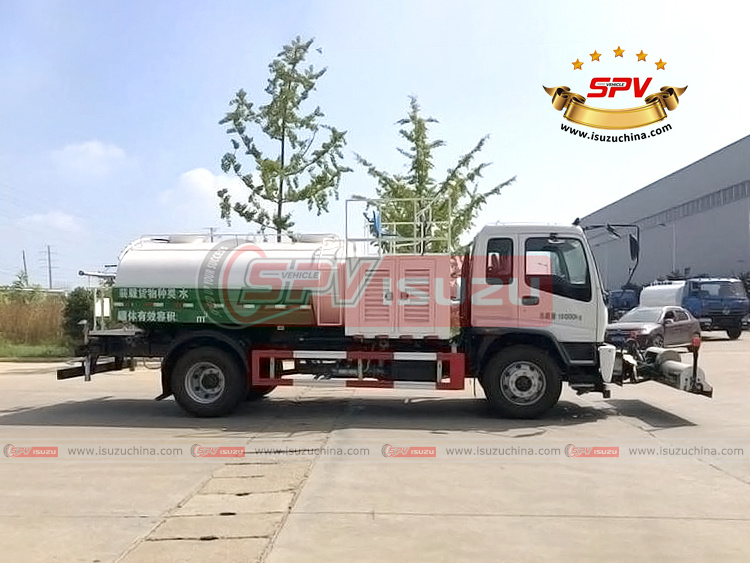 SPV Isuzuchina - 8,000L High Pressure Road Jetting Truck ISUZU - Right Side View