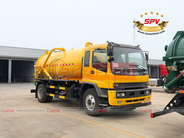 Combined Vacuum Jet Truck