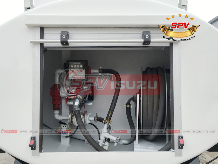 SPV Isuzuchina - 4,000 Litres Stainless Steel Fuel Truck ISUZU - Fillrite Fuel Pump
