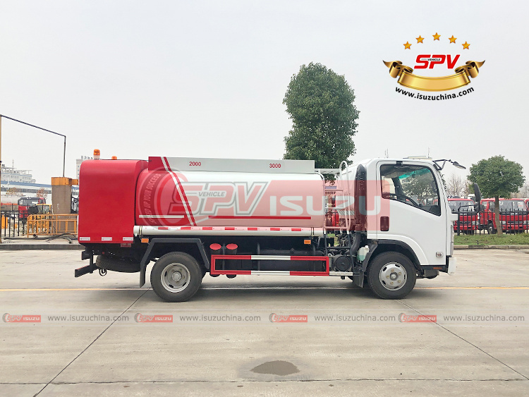 SPV Isuzuchina - 5,000L Diesel Gravity Tank Truck ISUZU - Right Side View