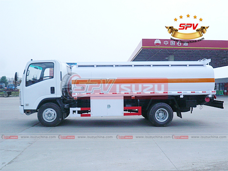 SPV Isuzuchina - 10,000L Rigid Fuel Tank Truck ISUZU - Left Side View