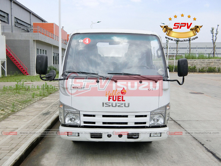 SPV Isuzuchina - 3,000L Diesel Tank Truck ISUZU - Front Side View