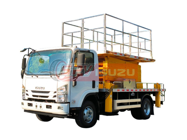 Automatic Scissors Lift Truck ISUZU