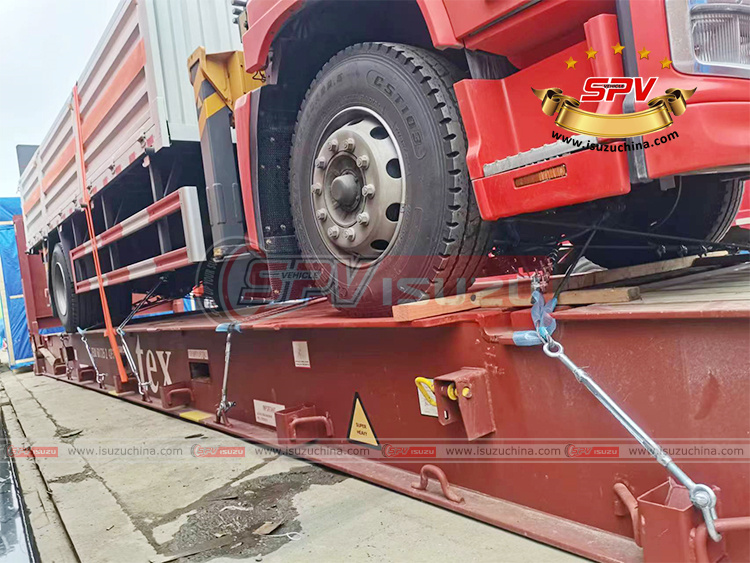 Isuzuchina - Truck Mounted Crane ISUZU - Dispatching in Shanghai Port -3