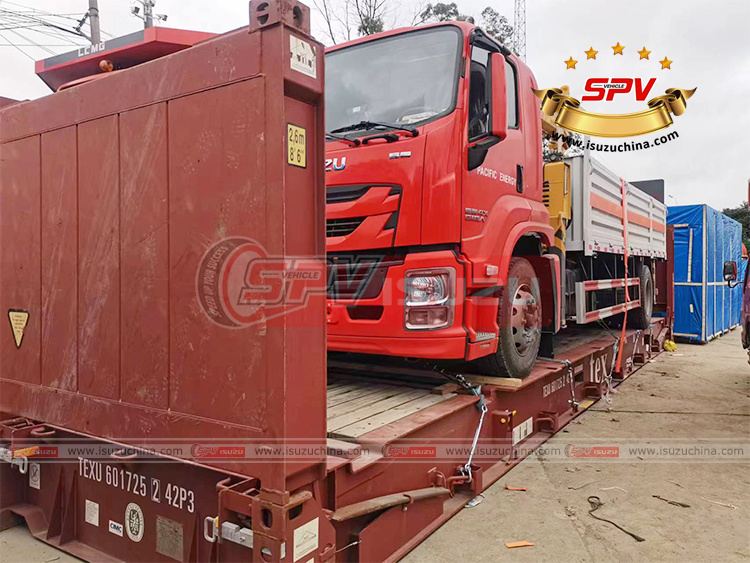 Isuzuchina - Truck Mounted Crane ISUZU - Dispatching in Shanghai Port-1