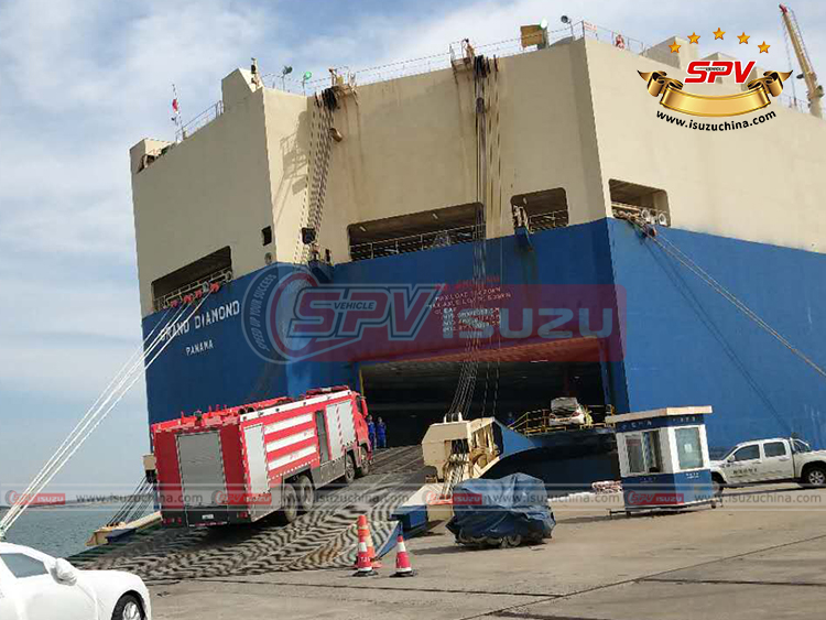 SPV Isuzuchina - Fire Engine ISUZU - Shipping By RORO Vessel - 2