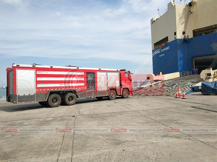 Isuzuchina - The ways of sea transport - Loading into RORO Vessel 