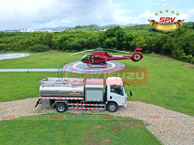 Isuzuchina - 5,000L Helicopter Fuel Truck ISUZU - Refueling - 2