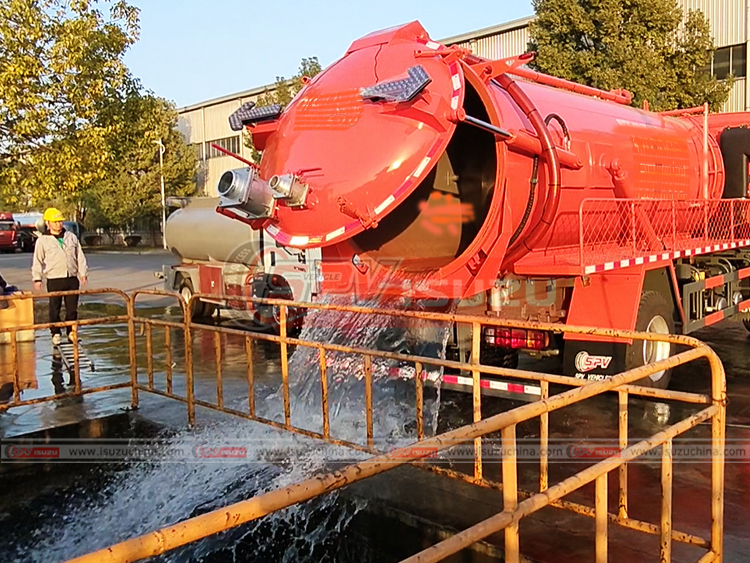 12,000 Litres Sewer Cleaning Truck to St. Kitts & Nevis - Discharge Water Testing