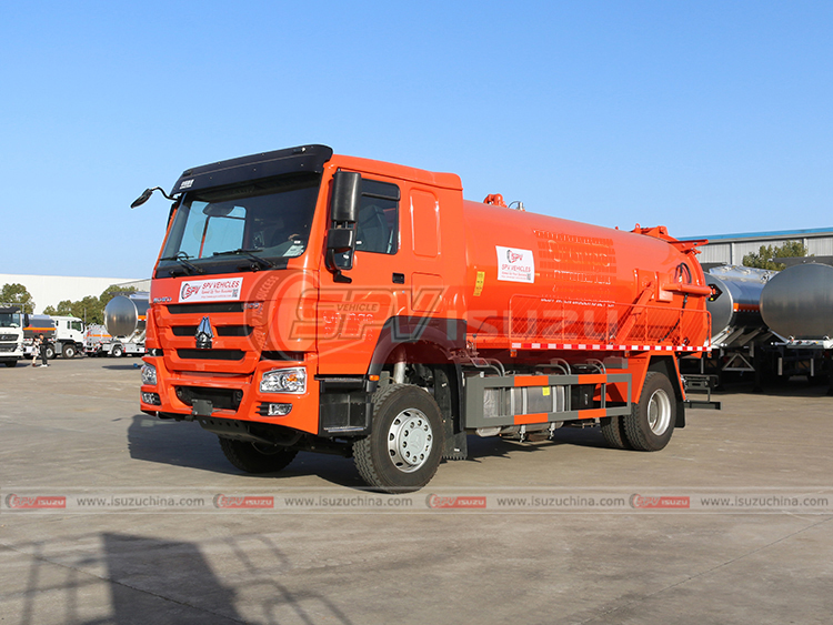 SPV Isuzuchina - 12,000 Litres Sewage Vacuum Truck to St. Kitts & Nevis