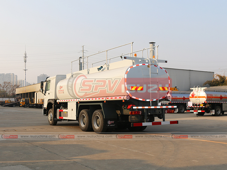22,000 Litres Fuel Tank Truck to Antigua - Left Back Side View