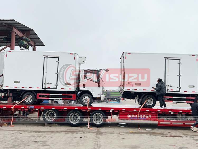 2 Unit of ISUZU Refrigerator Truck (4 Tons) Dispatching to Kazakhstan